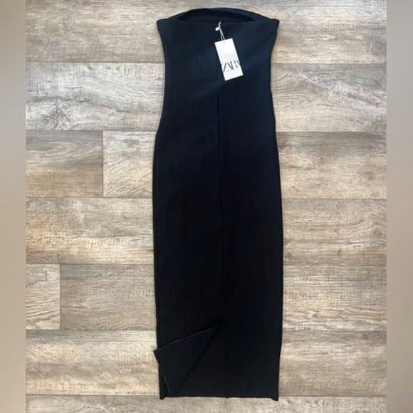 ZARA BLOGGER FAVE!!! Fitted Midi Dress NWT LAST ONE!!! - Picture 16 of 16